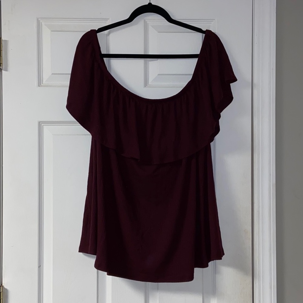 Off the shoulder shirt